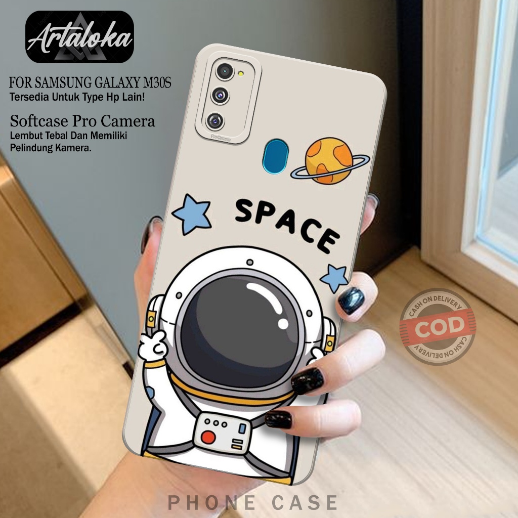 Softcase Hp Samsung Galaxy M30S Fashion Case Astronod Case Samsung Galaxy M30S Silikon TPU Pro Camer