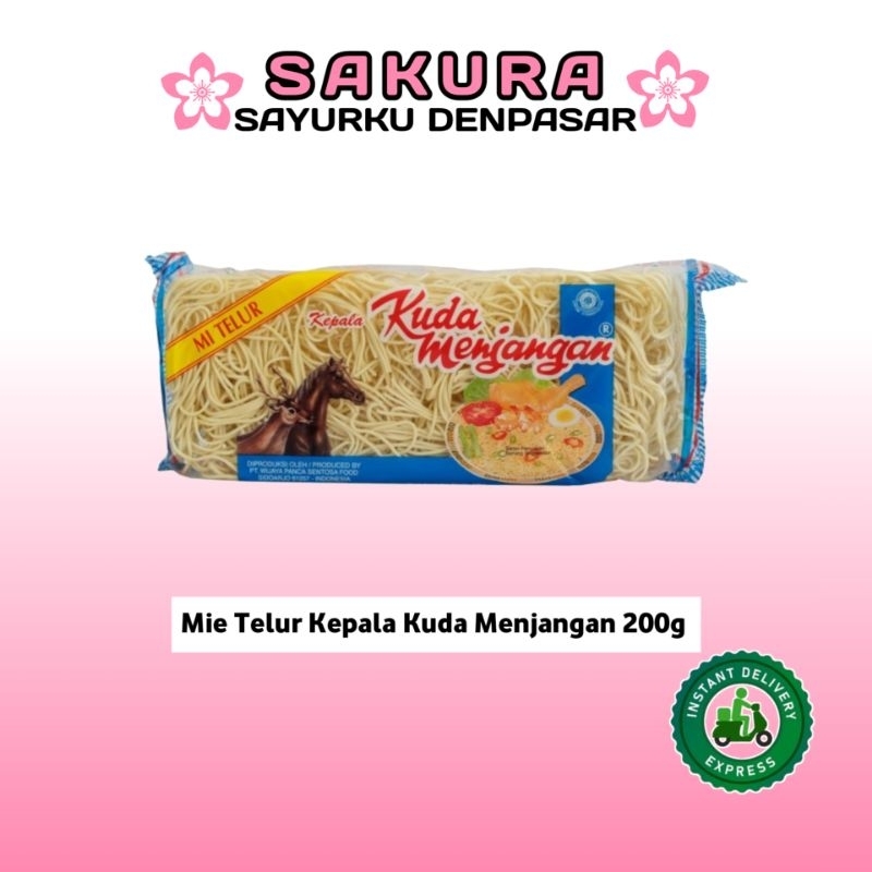 

Mie Telur Kepala Kuda Menjangan 200g - SAKURA