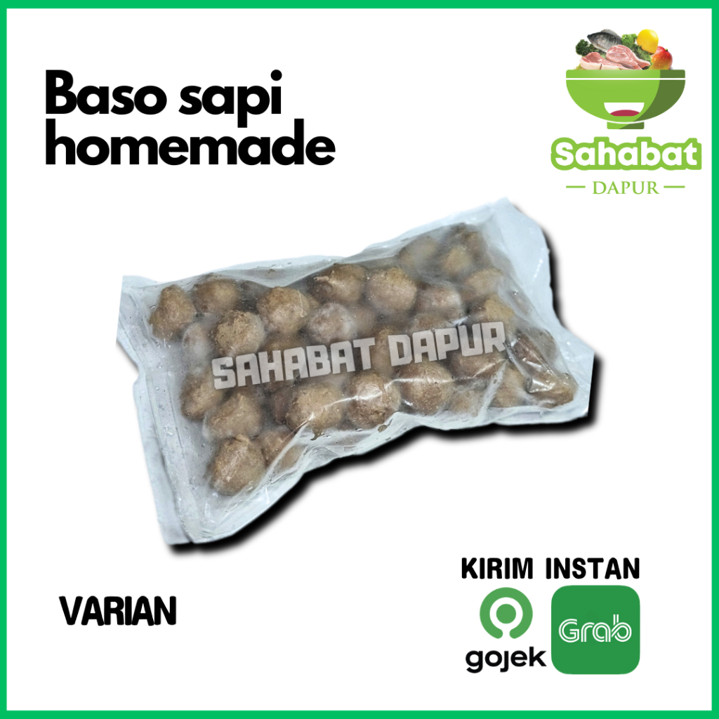 

Baso / Bakso Sapi HomeMade isi 50 pcs - Sahabatdapur