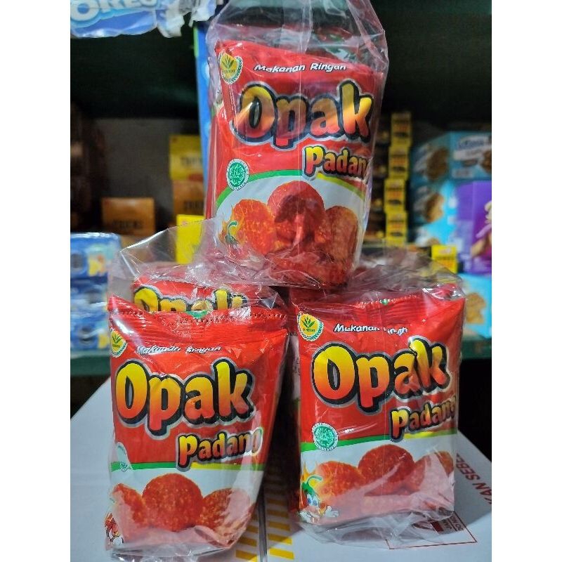 

Opak Padang | 1Pack isi 10Pcs (Cemilan,Ciki)