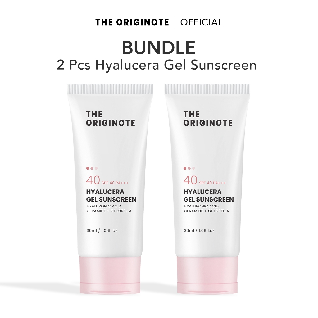 The Originote Bundle 2pcs Hyalucera Gel Sunscreen SPF 40 PA+++