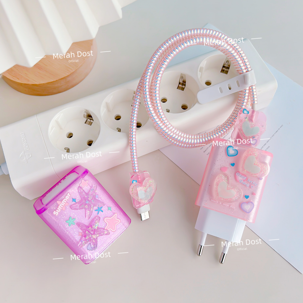 IK8 Pelindung Kabel Charger Xiaomi & Redmi & Poco 15w 22,5w Pelindung Charger Set 5 Item Pelindung