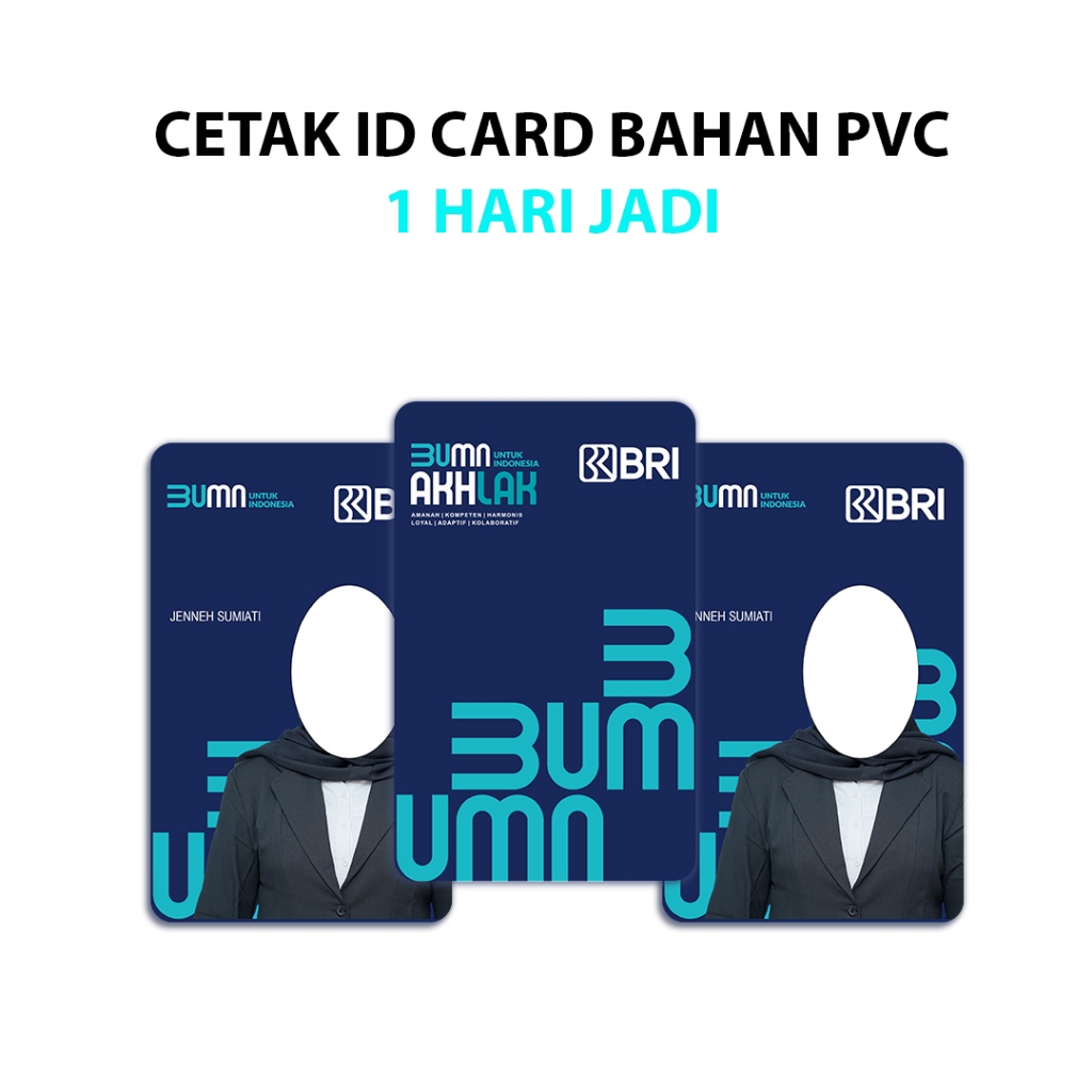 

Redlight - Cetak Costum ID Card PVC Premium Kartu BUMN Member | Cetak Member Card 1 Hari jadi