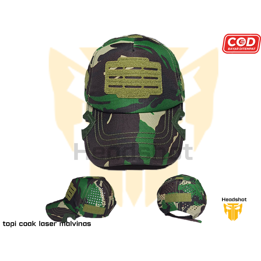 Topi Coak tacitcal Malvinas Laser - Topi Coak Laser Malvinas TNI