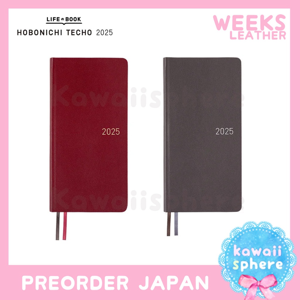 

Hobonichi Techo 2025 Weeks | Leather Series | Hobonichi Weeks 2025 | Preorder Handcarry Japan