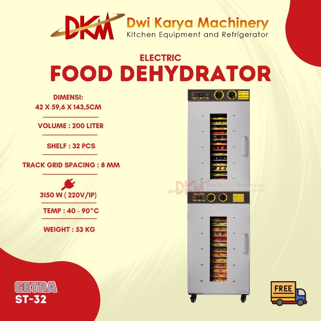 FOOD DEHYDRATOR/ MESIN PENGERING GETRA ST-32