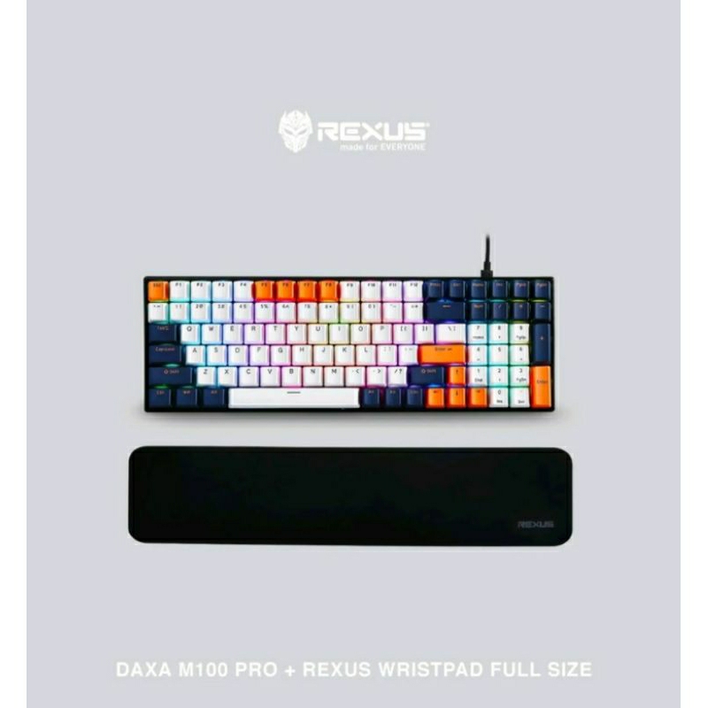 Keyboard Rexus Daxa M100 Pro + free wrist pad [PRELOVED]