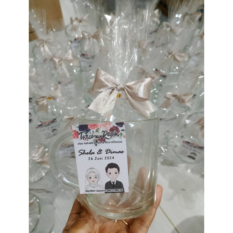 Kartu Ucapan Souvenir Pernikahan Termurah ukuran 4x6cm