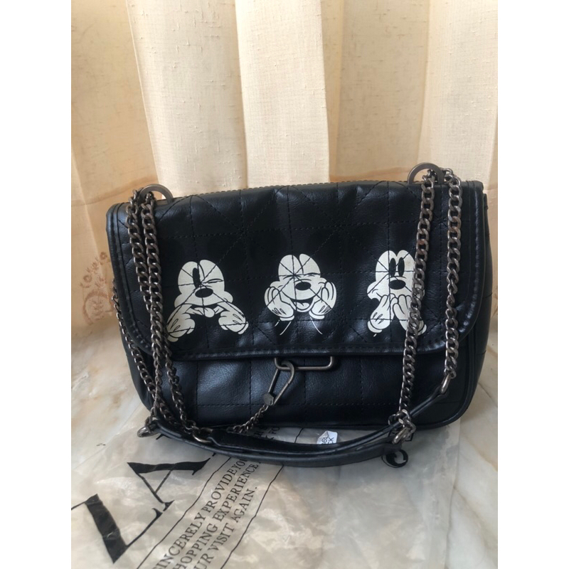 Preloved TAS SELEMPANG ZaR4 MICKEY IMPORT