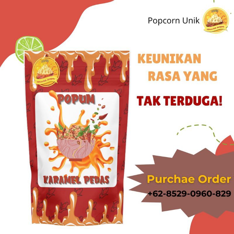 

popcorn karamel pedas