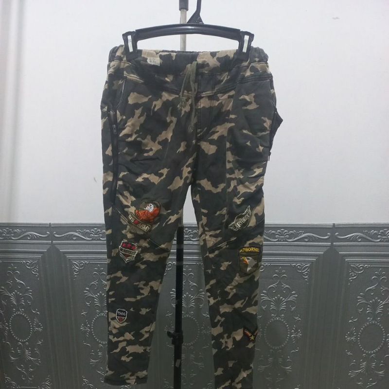 celana panjang wanita army