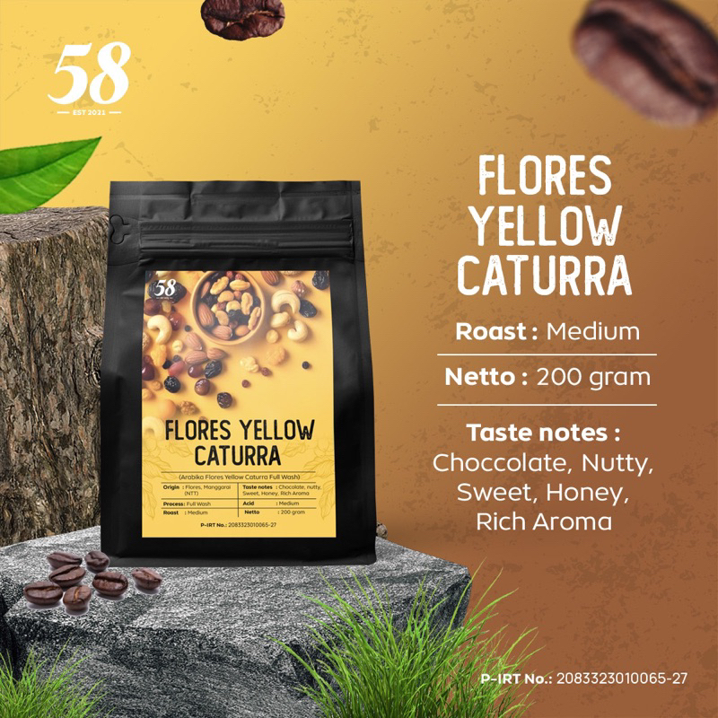 

Flores Yellow Caturra (Arabika Flores Yellow Caturra FW Specialty)