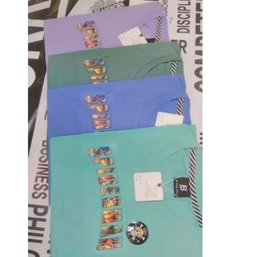 kaos distro anak 4 pcs , kaos mewah , kaos adem, kaos logo timbul , kaos huruf timbul.