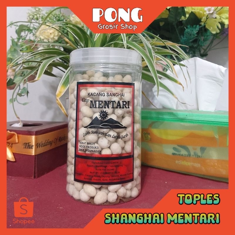 

MENTARI Kacang Shanghai Atom Kemasan TOPLES 410 gram