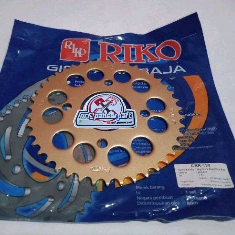 GIR/GEAR BELAKANG//GIGI TARIK 415 -38/39/40/41/42/43/44/45 T HONDA VERZA 150 MEGAPRO LAMA/PRIMUS/MON