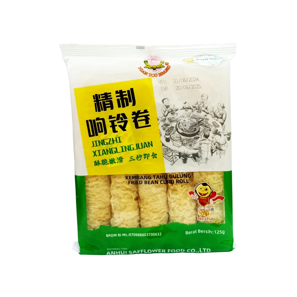 

Fried Bean Curd Roll 125g "Xian Tou Brand" / Kembang Tahu Gulung
