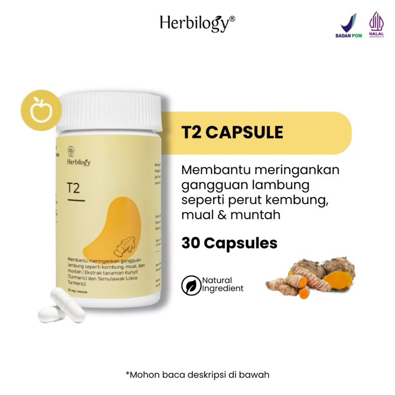 

Herbilogy T2 ( Turmeric/kunyit dan Java Turmeric/Temulawak)