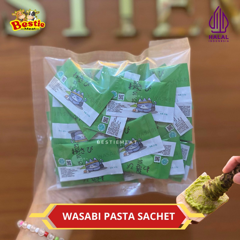 

Wasabi Sachet - Wasabi Pasta Jepang Halal 50pcs