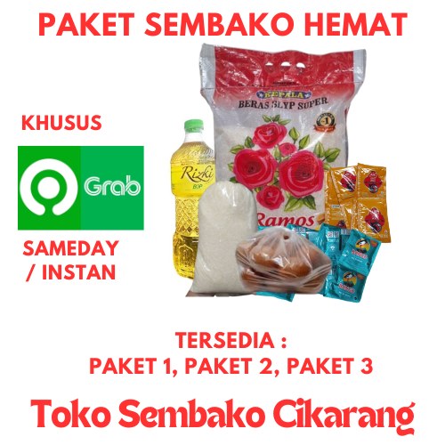 

(ONGKIR MURAH) PROMO PAKET SEMBAKO HEMAT BERAS MINYAK GORENG SAUS KECAP TELUR