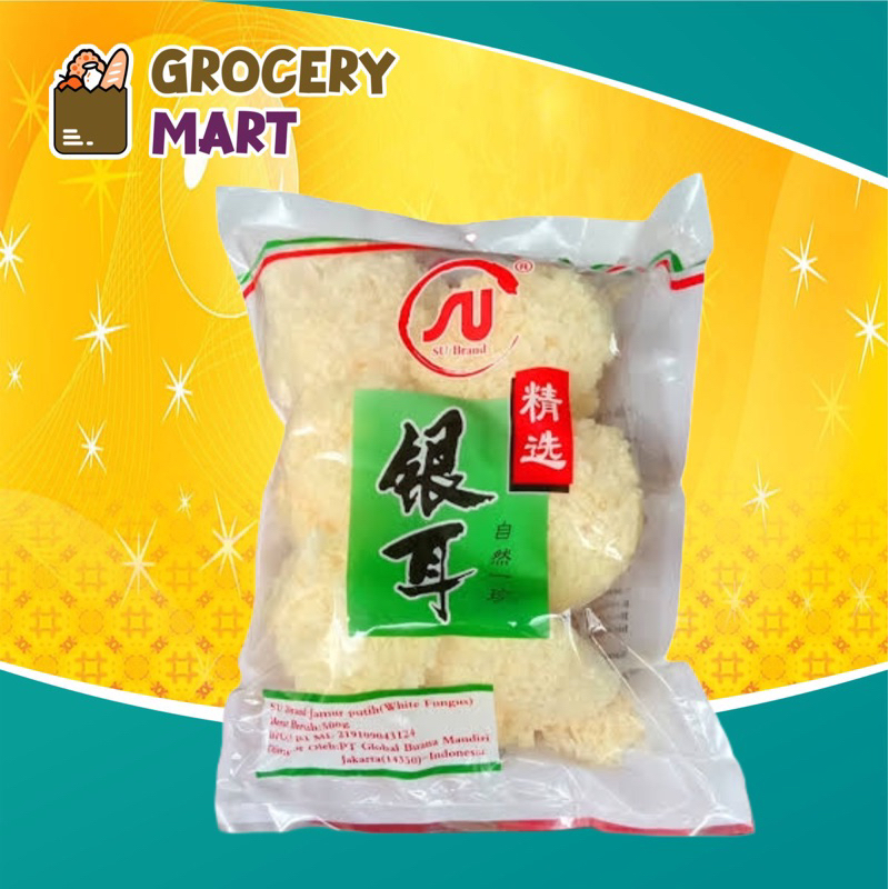 

Jamur Putih SU Brand / White Fungus 500gram