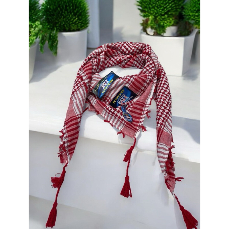 sorban merah putih rumbai kuncir sorban dobby rumbai kuncir