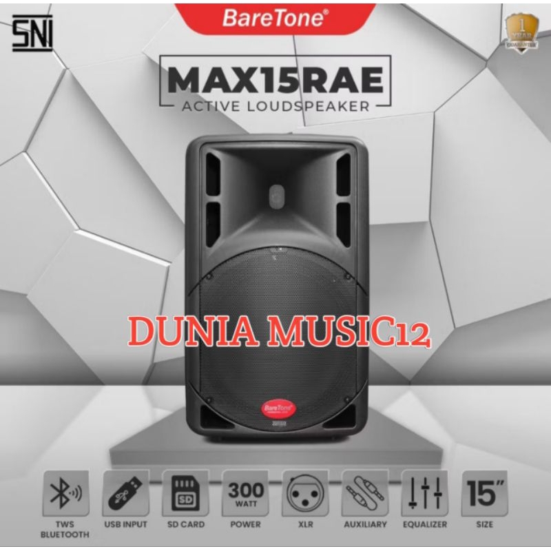 Speaker Aktif Baretone Max15rae Original Speaker aktif 15inch