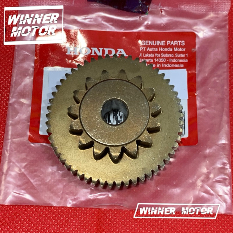 gigi gir gear kecil stater Verza Megapro Mono CRF 150 original gear starter