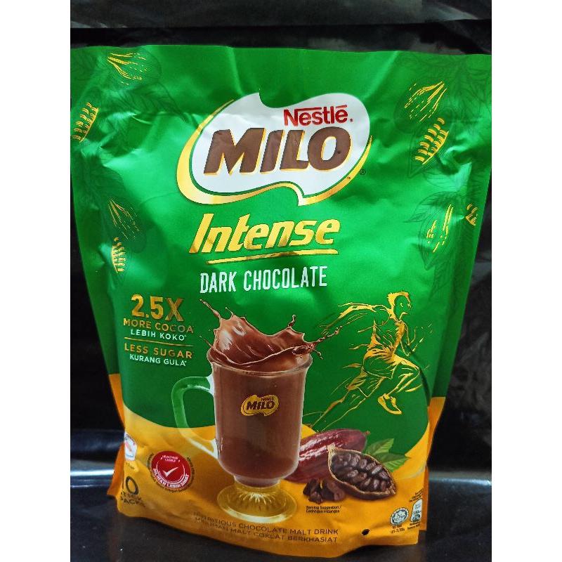 

MILO INTENSE DARK CHOCOLATE 24 BGKS