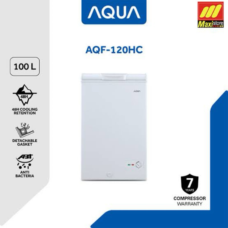 Aqua Chest Freezer Box 100Liter AQF 120HC