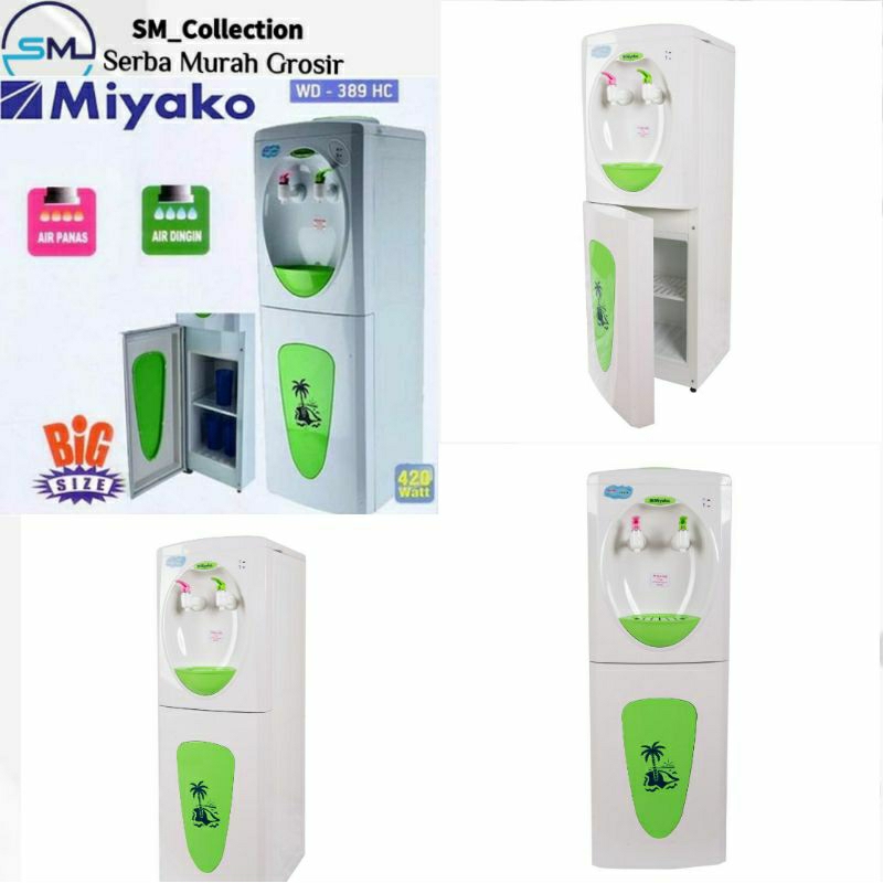 Dispenser Miyako/ Dispenser air galon/Dispenser miyako hot and cool/ Dispenser miyako WD 389 HC