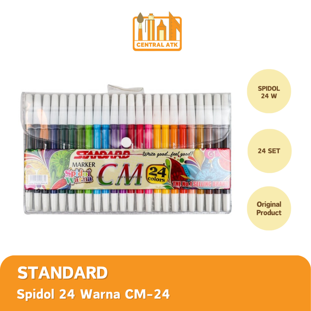 

SPIDOL WARNA | SPIDOL 24 WARNA STANDARD CM 2