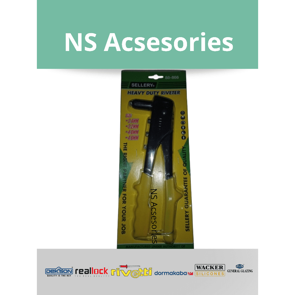 SELLERY TANG RIVET HEAVY DUTY - SELLERY HEAVY DUTY RIVETER - TANG RIVET SELLERY