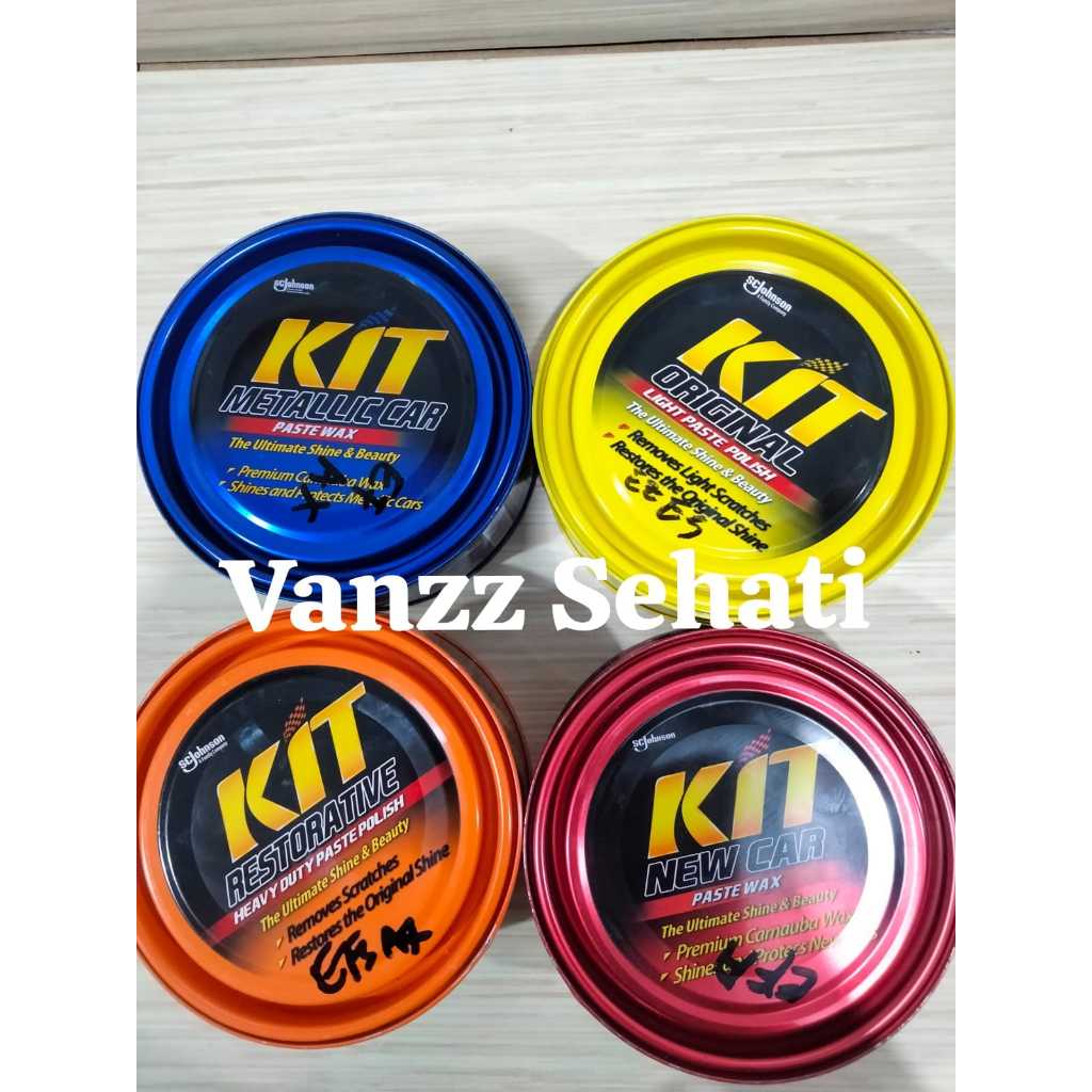 Kit Kaleng 225 Gram  Original Paste Wax Poles Kompon Mobil