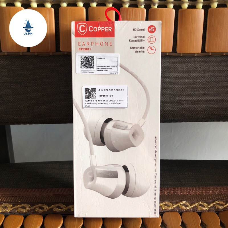 COPPER HEAVY BASS CP2001 Series Earphone / Headset / Handsfree