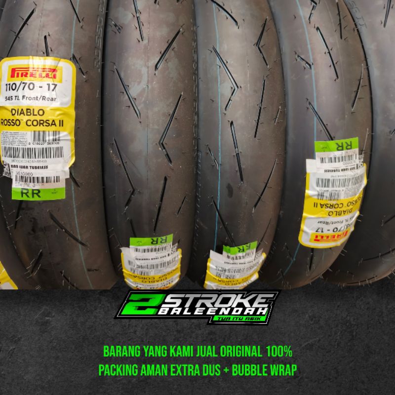 pirelli diablo rosso corsa 2 110/70 17 original 100%