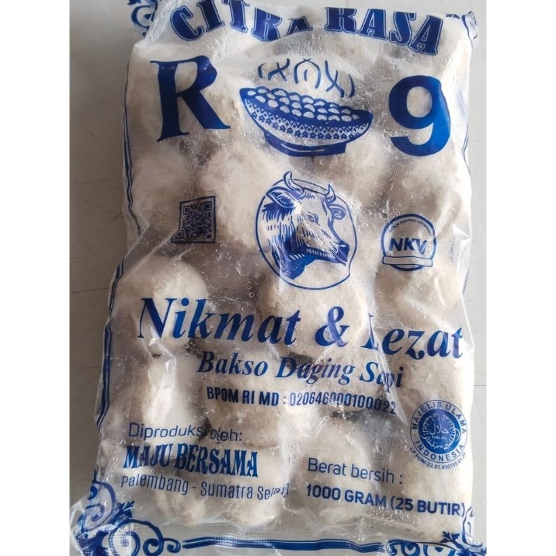 

bakso r9 isi 25 butir