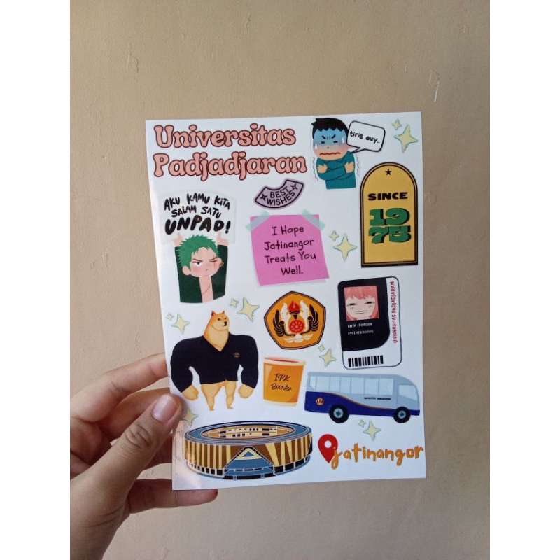 Stiker pack UNPAD Universitas Padjadjaran