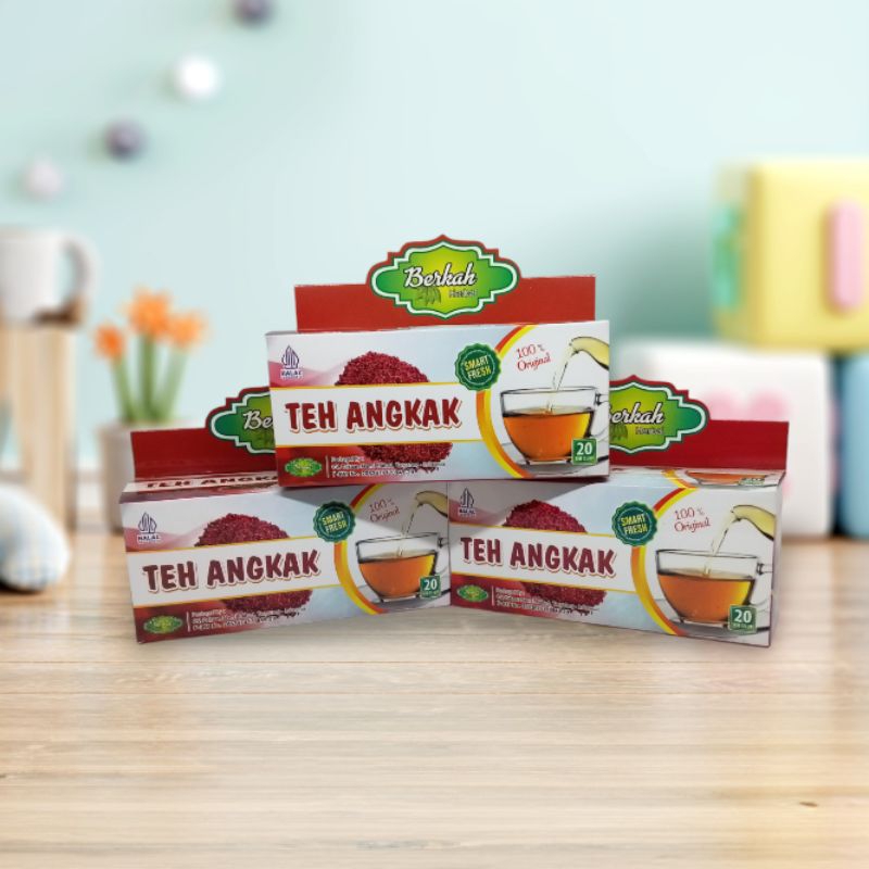 

teh angkak 20 sachet herbal alami teh berkah herbal