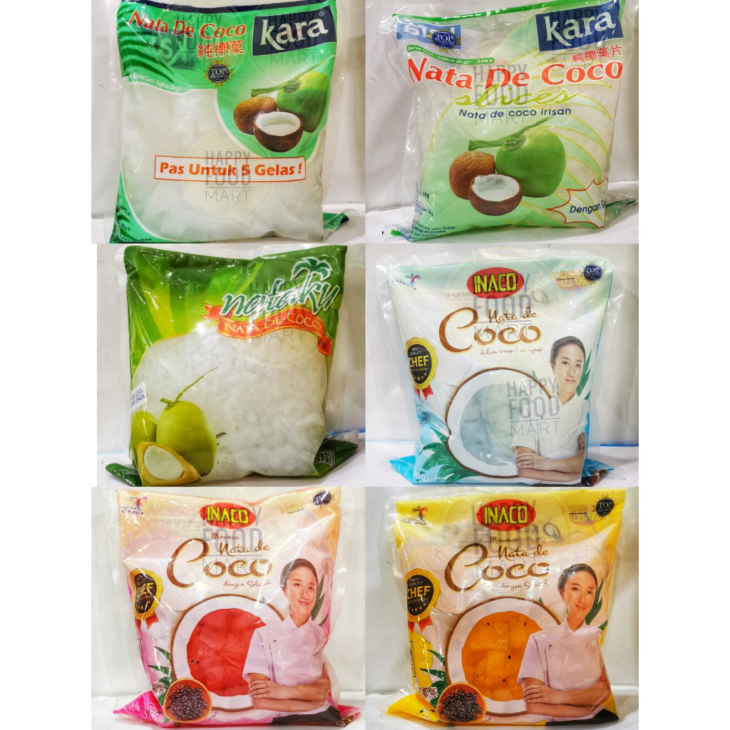 

[BPOM RI] NATA DE COCO 1 KG/KARA SARI KELAPA/NATAKU JELLY KELAPA/INACO