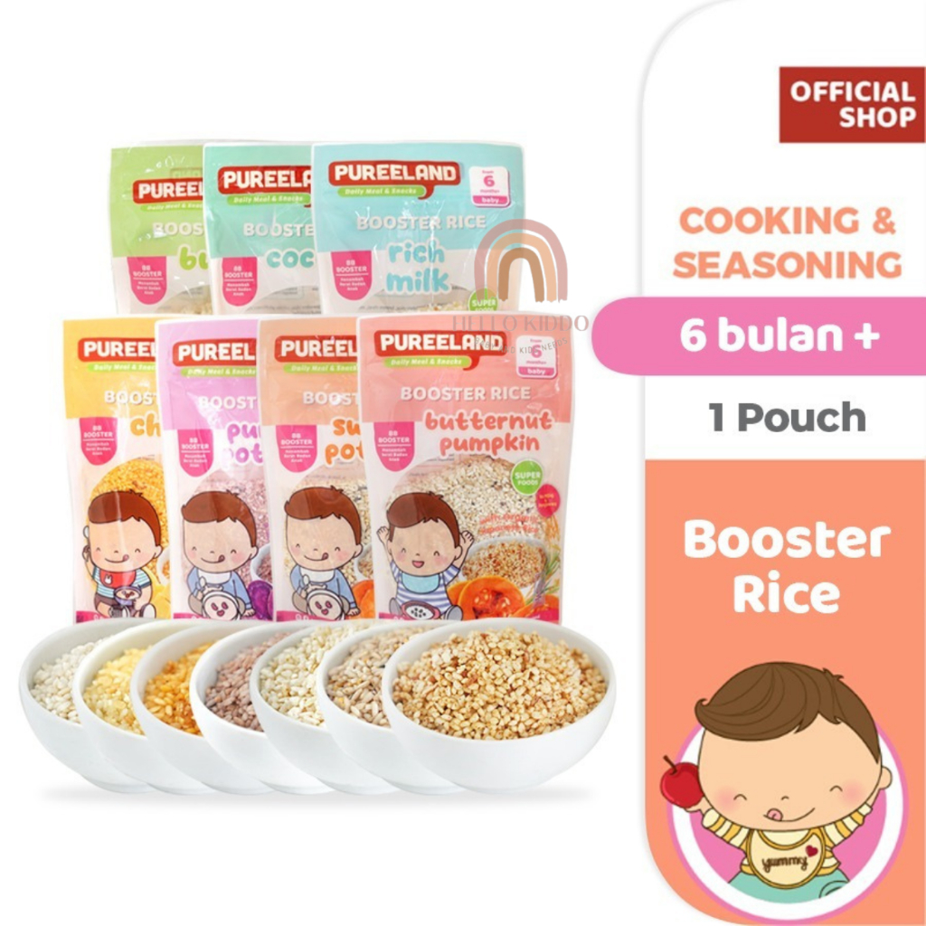 

6+ PUREELAND BERAS BB BOOSTER 200G BERAS MPASI ORGANIK