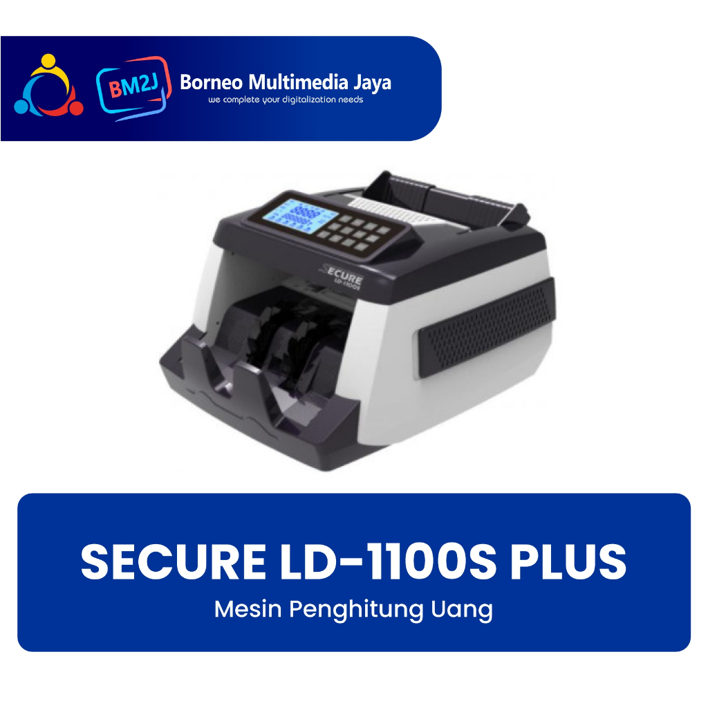 Mesin Hitung Uang Secure LD 1100s PLUS - Mesin Penghitung Uang SECURE LD1100s Emisi Baru