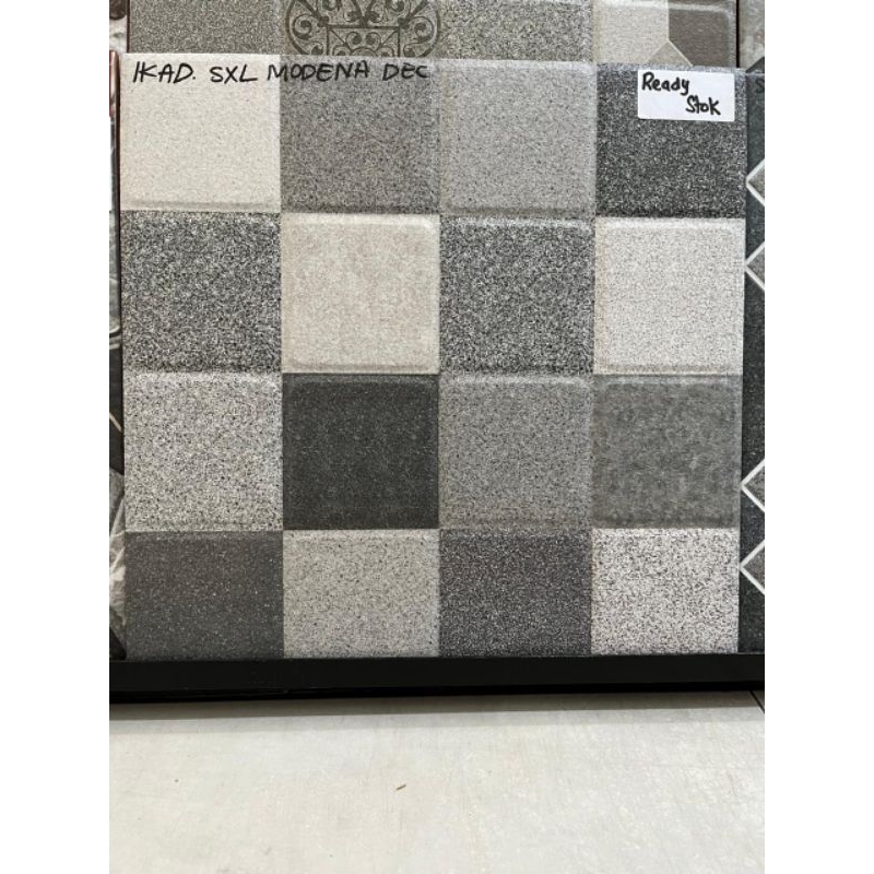 Keramik Ikad 40x40 Modena Grey Kasar