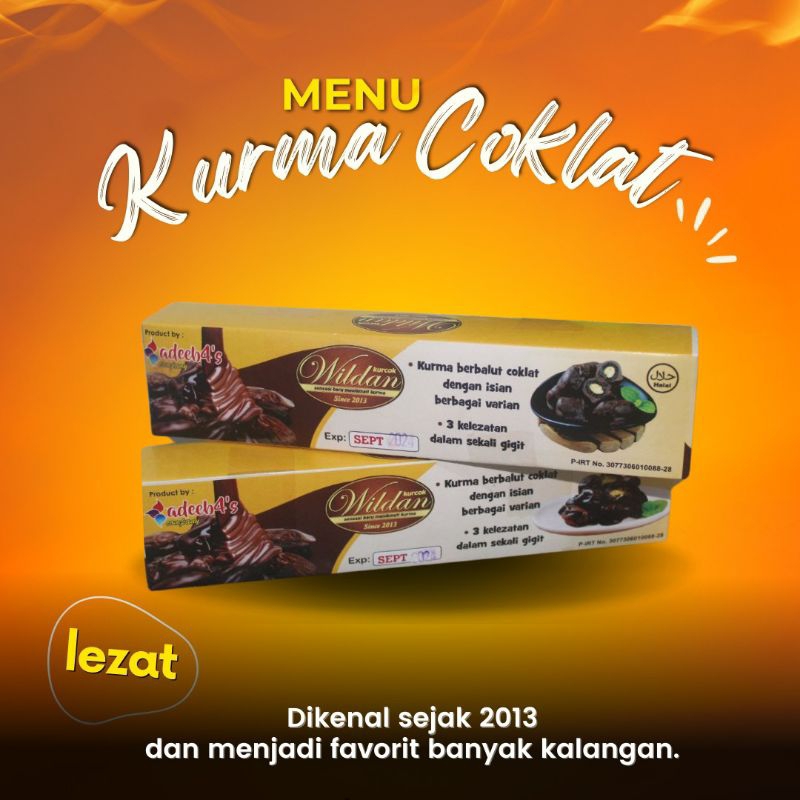 

Kurcok Kurma Coklat Isi Mede