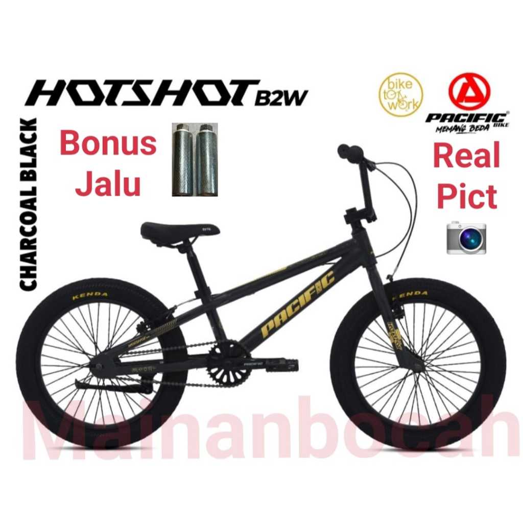 SEPEDA BMX PACIFIC HOTSHOT B2W SEPEDA BMX 20 INCH PACIFIC BAN JUMBO