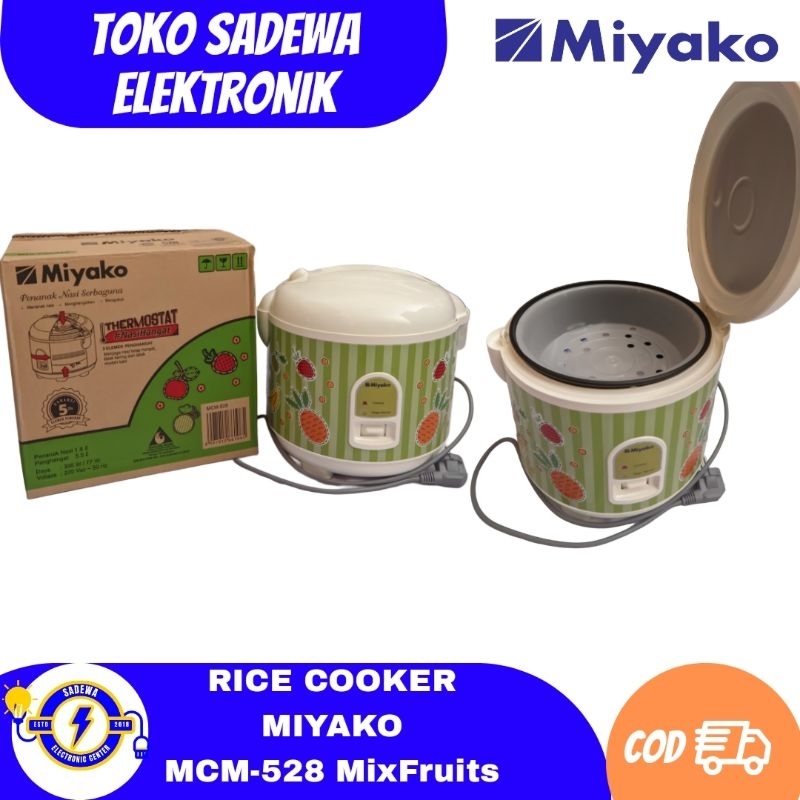 RICE COOKER MIYAKO MCM 528 MixFruit Color