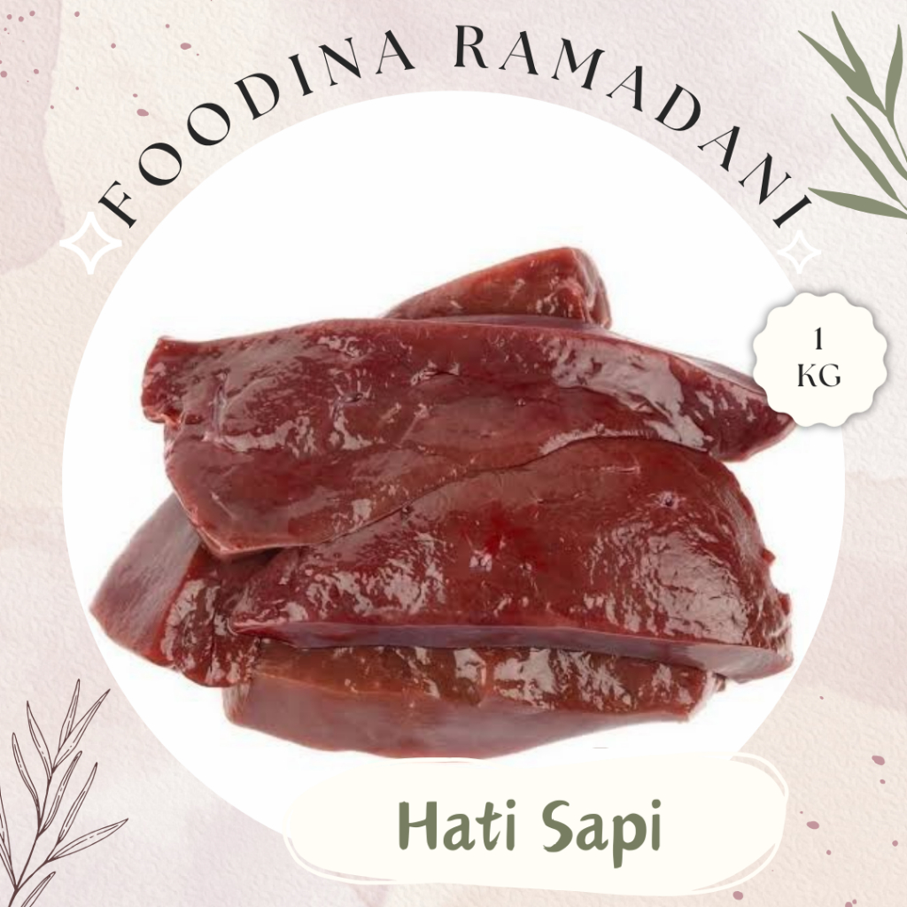 

HATI SAPI Ati - Beef Fresh [ Berat 1.000gr ] Harga Per KG