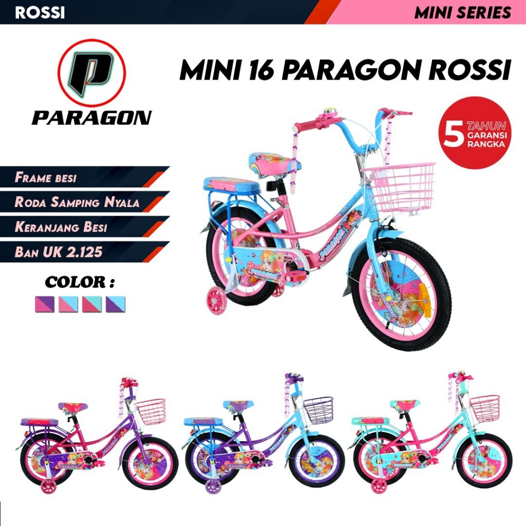 SEPEDA MINI 16" PARAGON ROSSI