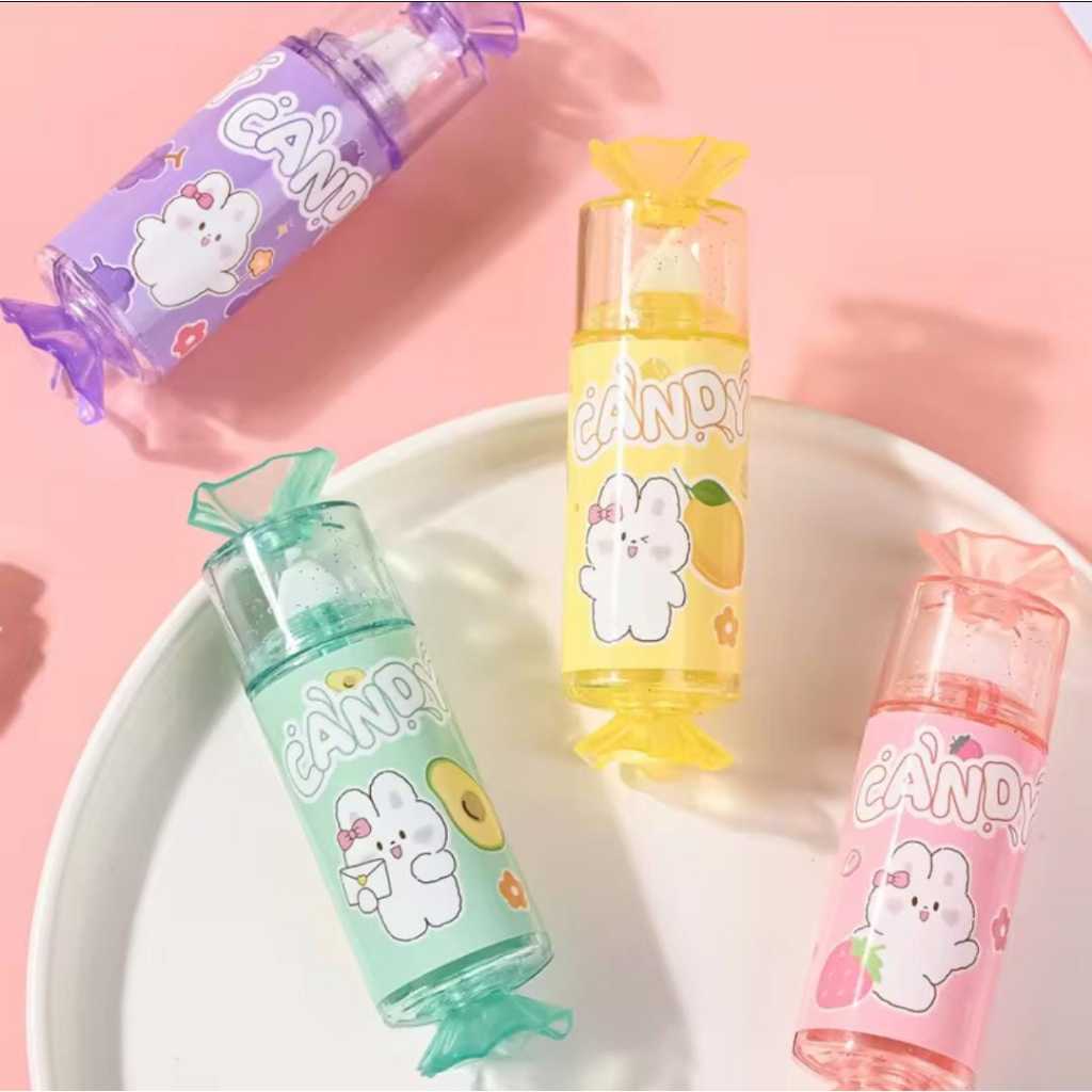 

Correction Tape Roll Mini Candy Rabbit Fruits 4m