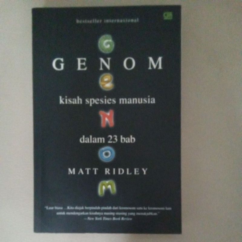 Buku Genom Kisah Spesies Manusia Dalam 23 Bab