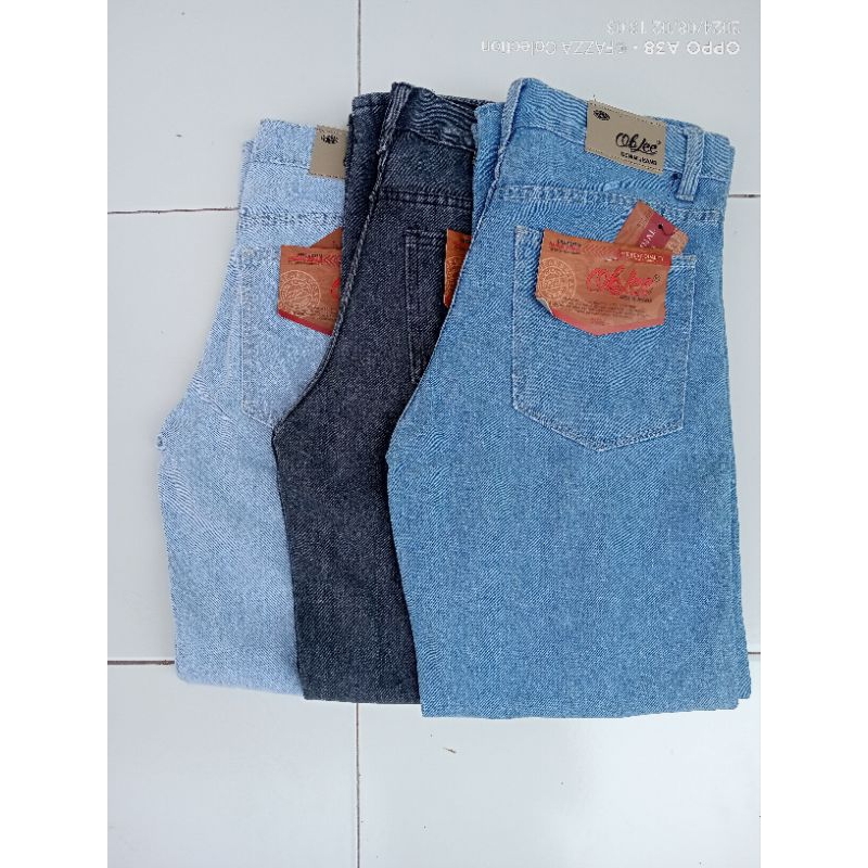 Celana jeans pria panjang celana jeans korea style kulot pria celana gombrong pria celana
